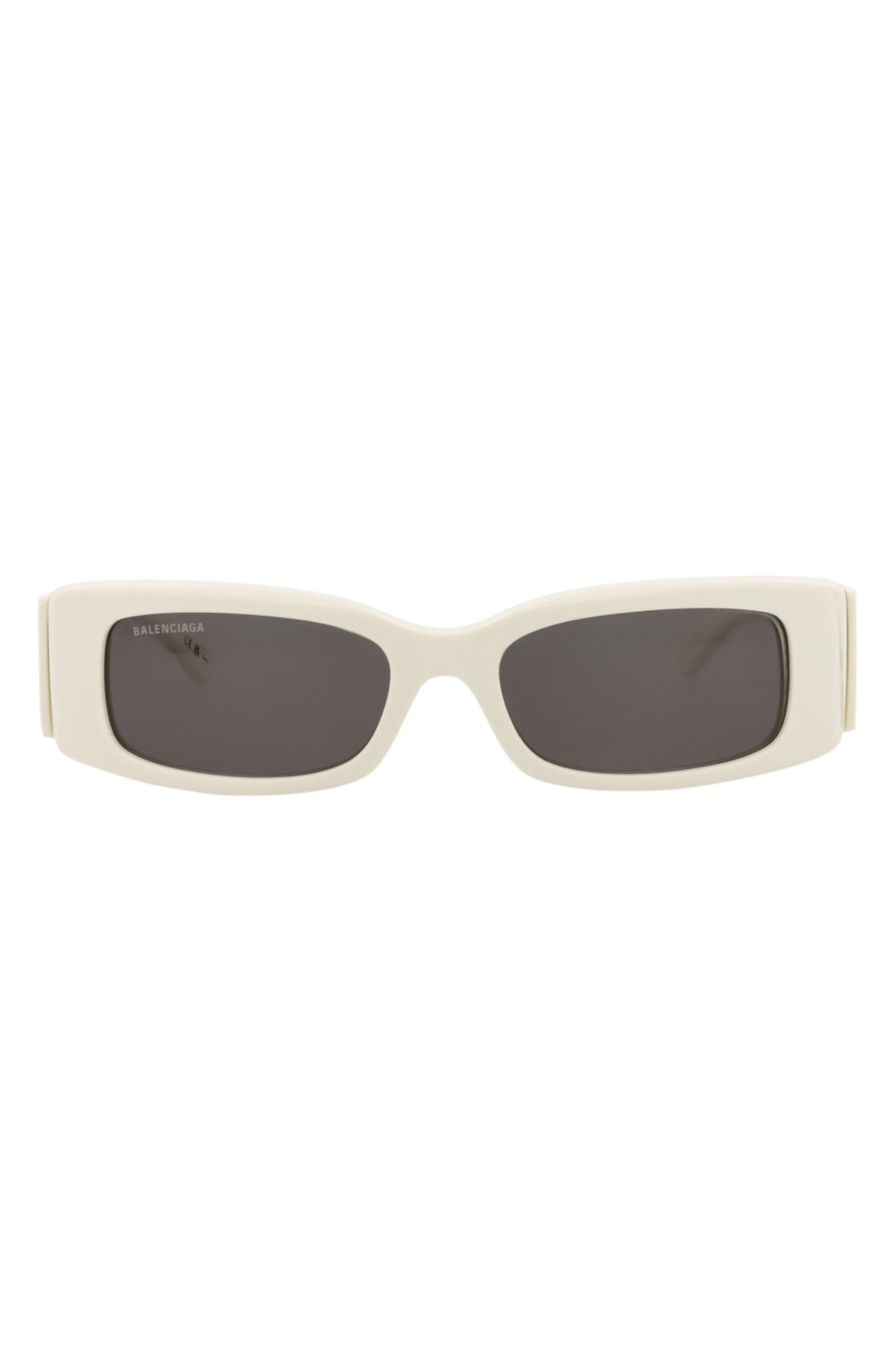 Balenciaga 56mm Novelty Rectangular Sunglasses