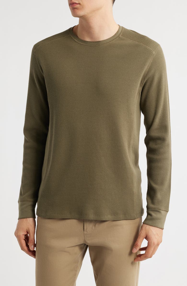 Vince Thermal Long Sleeve T-Shirt, Main, color, Dark Artichoke