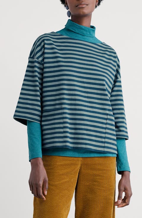 Buryan Stripe Organic Cotton T-Shirt