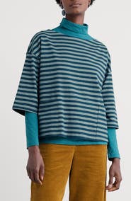 Seasalt Cornwall Buryan Stripe Organic Cotton T-Shirt