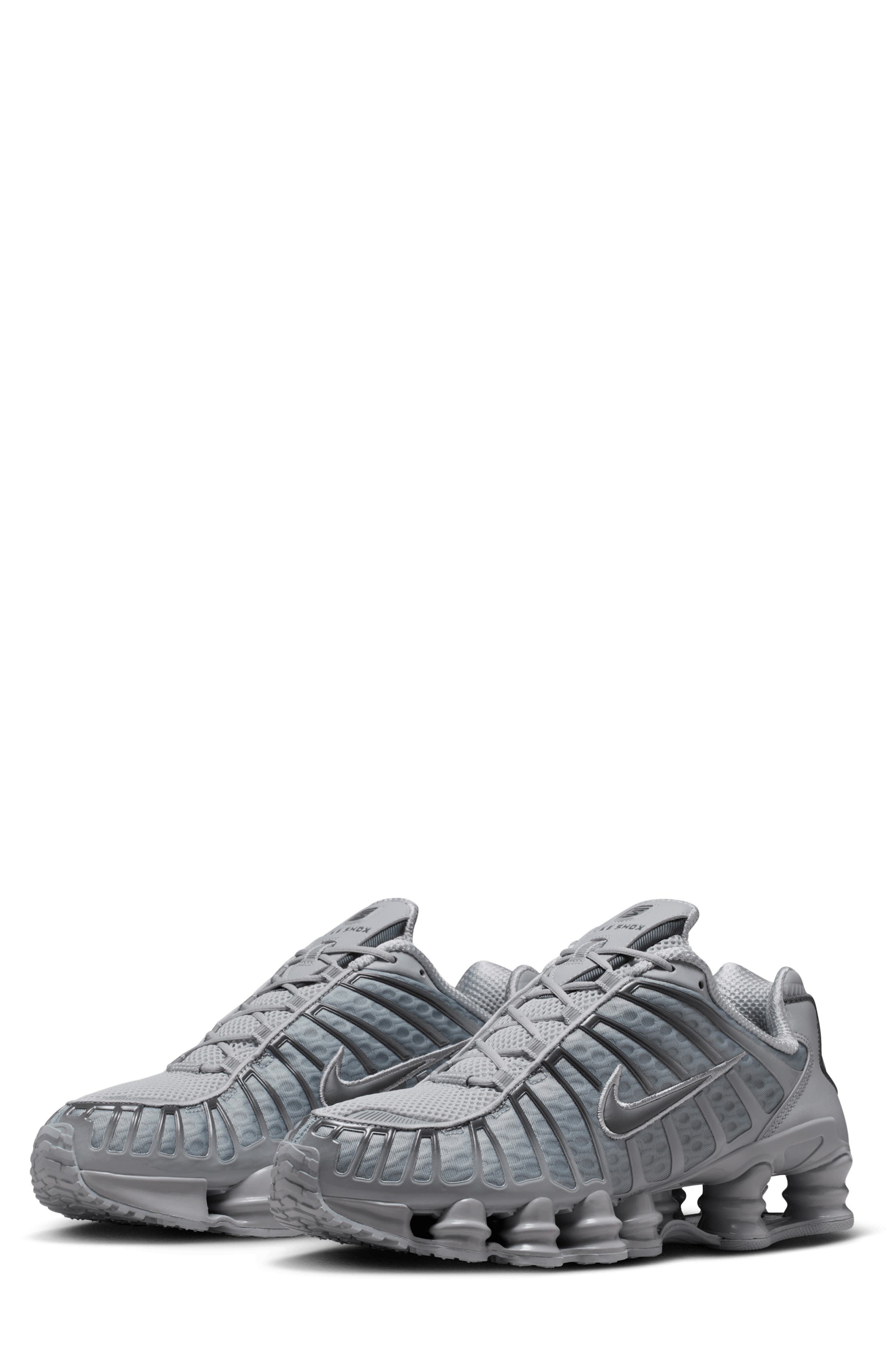 Nike Shox TL: Sneaker, Main, color, Wolf Grey/ Iron Grey