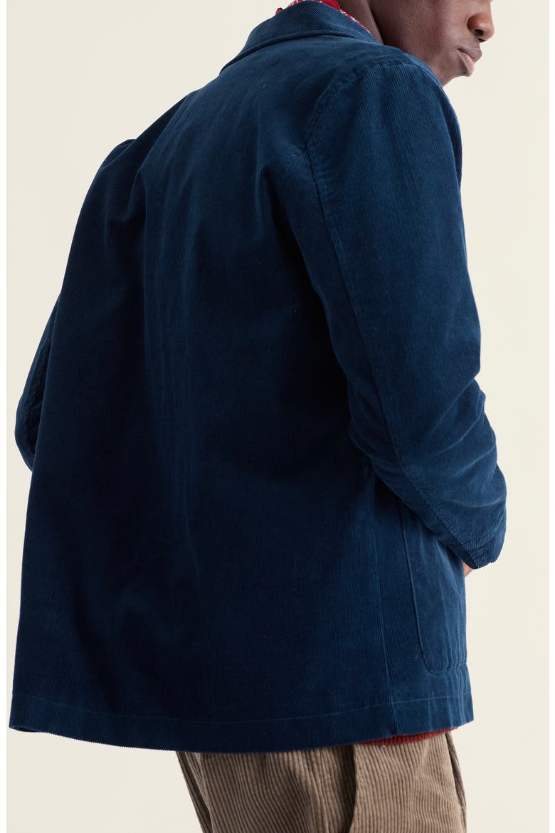 Plantsman Organic Cotton Corduroy Blazer, Alternate, color, SEA CAVE