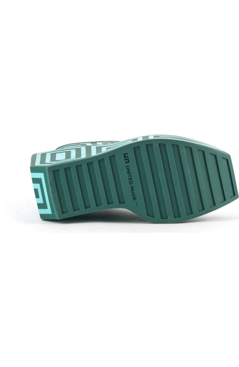 United Nude Wa Platform Bootie, Alternate, color, Emerald
