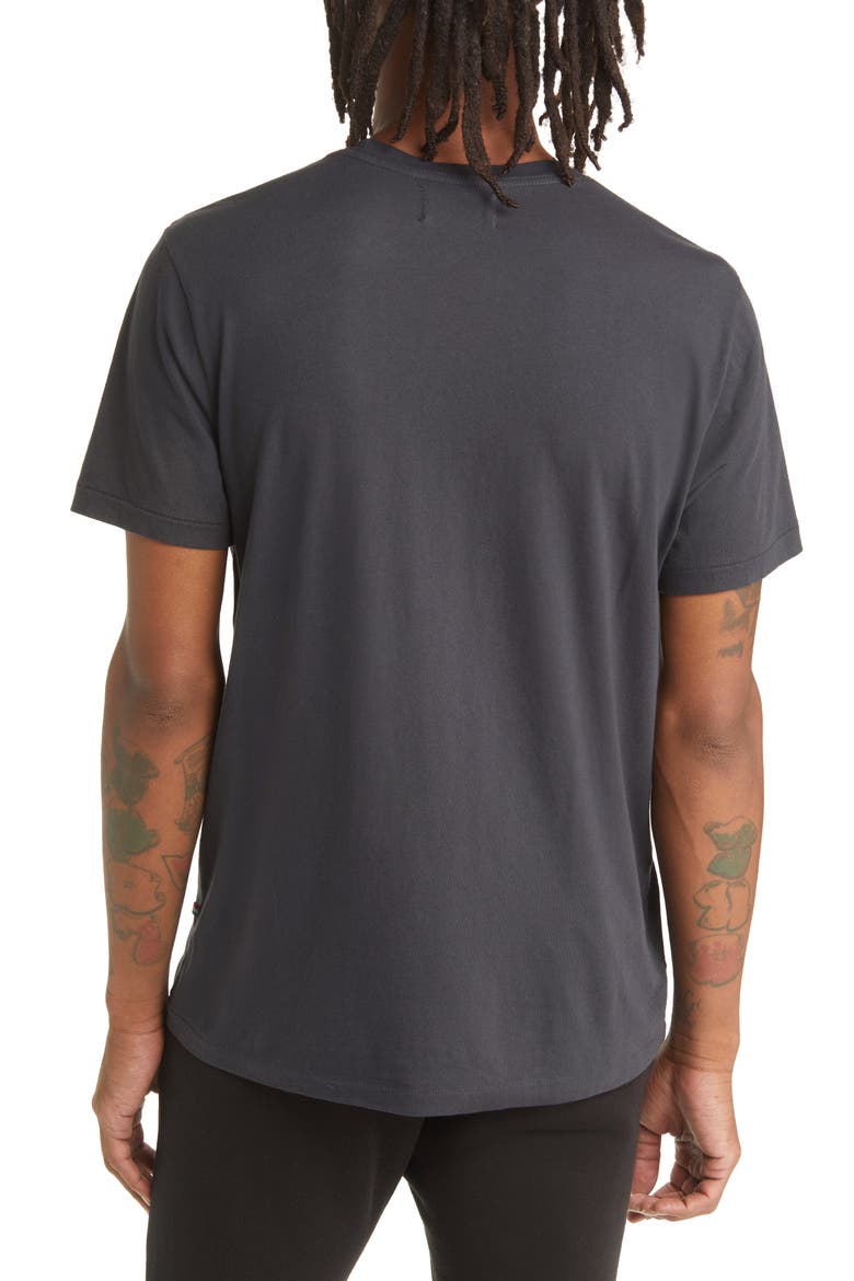 Men's Evergreen Crewneck Graphic Tee, Alternate, color, V BLACK