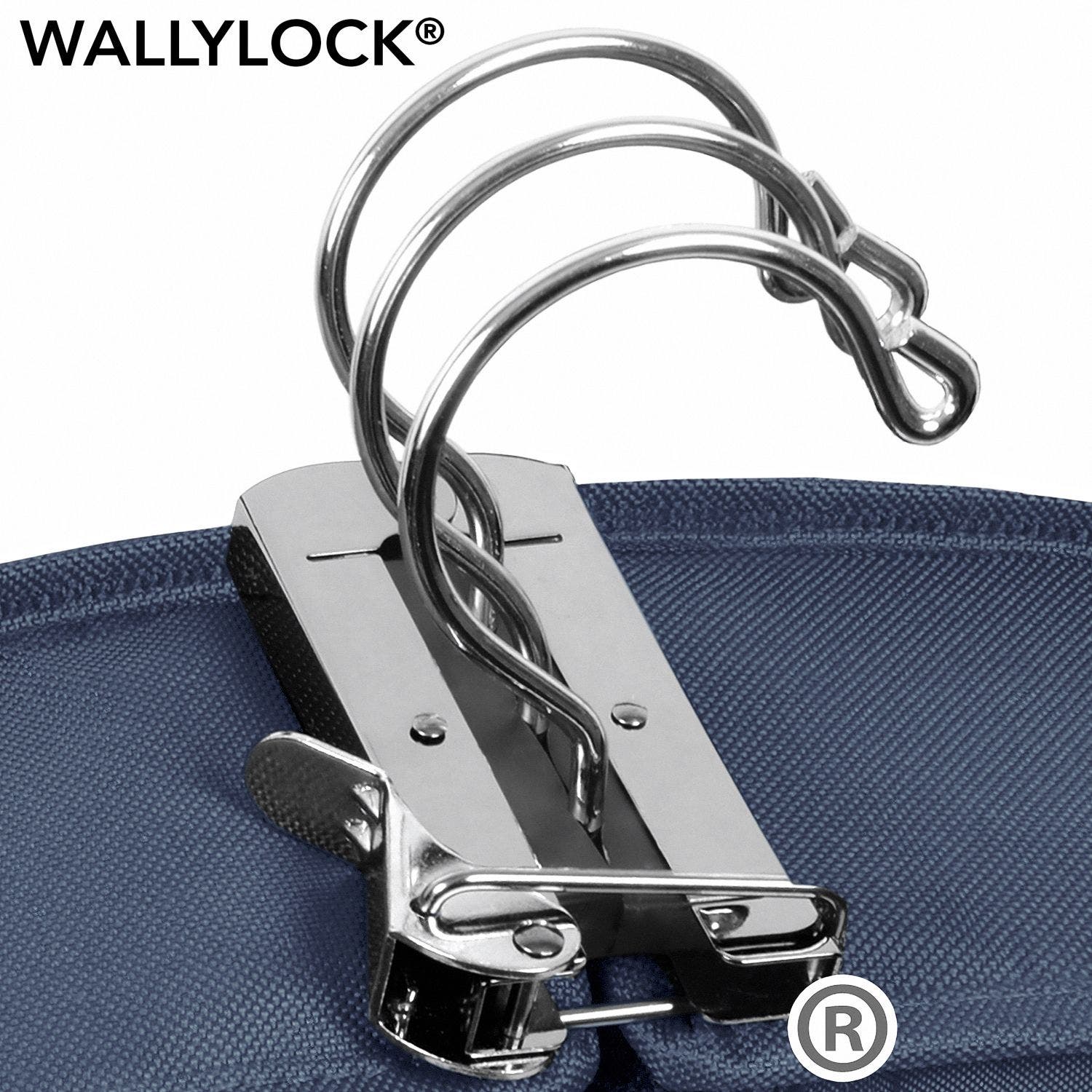 Wallybags 60" Premium Tri-Fold Travel Garment Bag with exterior pocket, Alternate, color, Navy