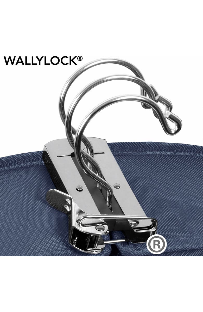 Wallybags 60" Premium Tri-Fold Travel Garment Bag with exterior pocket, Alternate, color, Navy