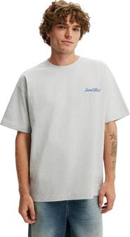 Cotton On Box Fit Text T-Shirt