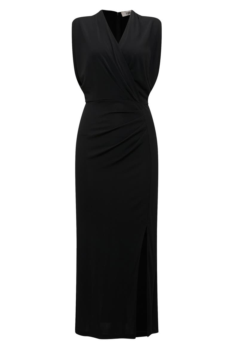 Williams Midi Dress, Alternate, color, BLACK