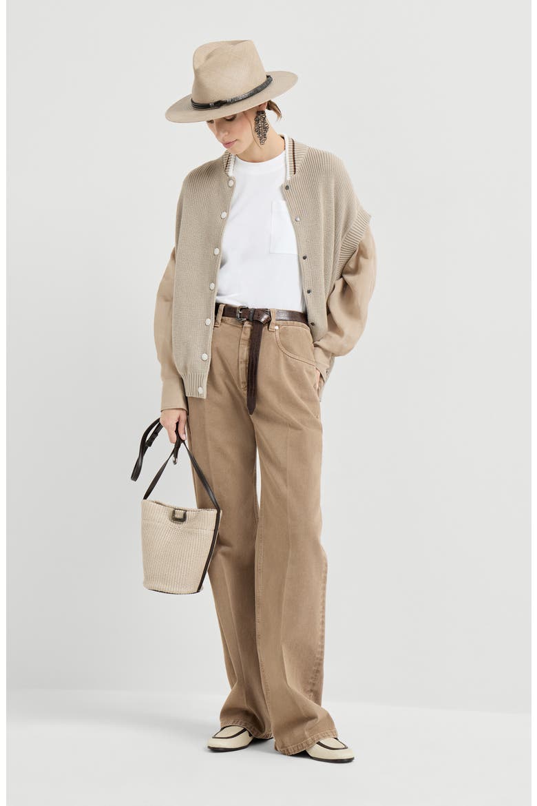 Contemporary Loose trousers, Alternate, color, Light Brown