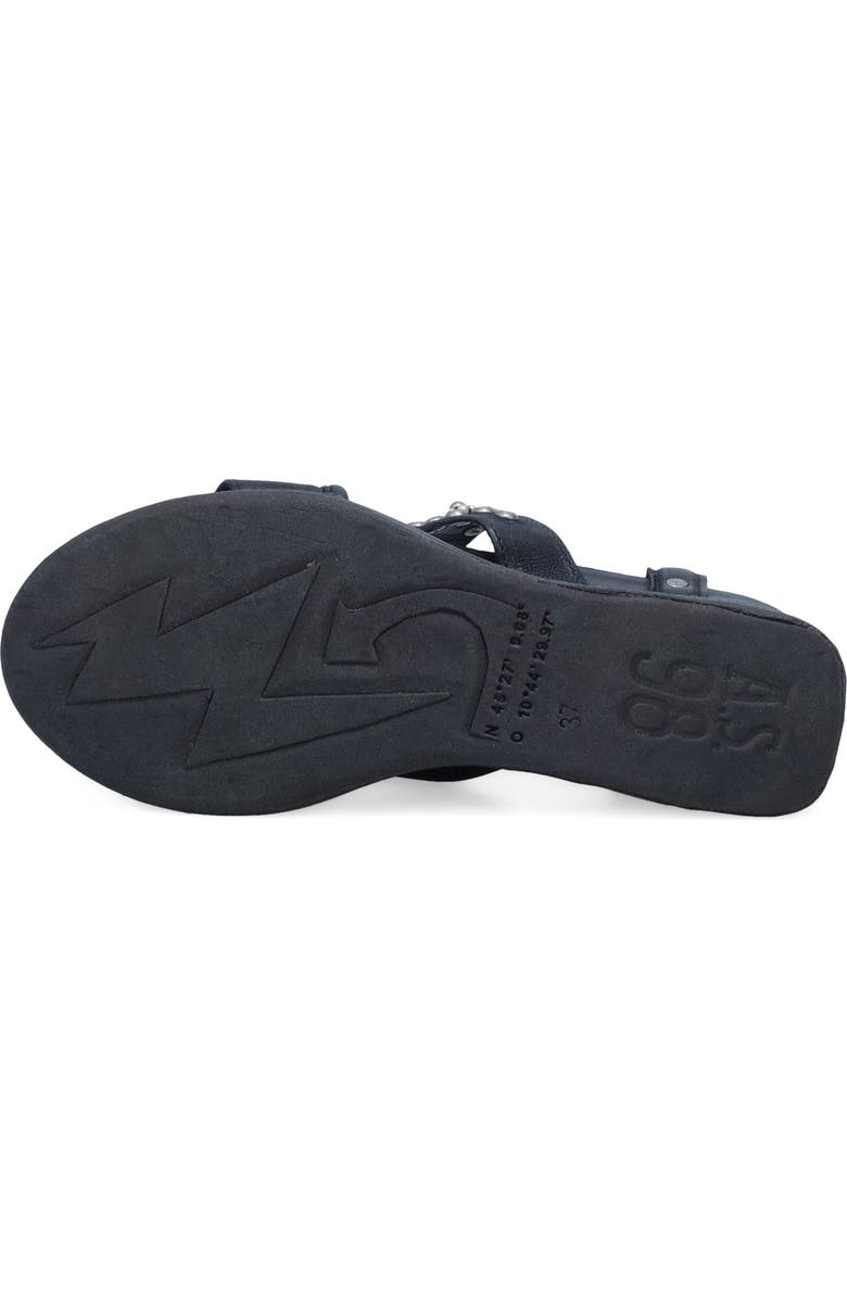 A.S.98 Lowman Platform Sandal, Alternate, color, Black