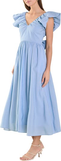 Tie Back Maxi Dress