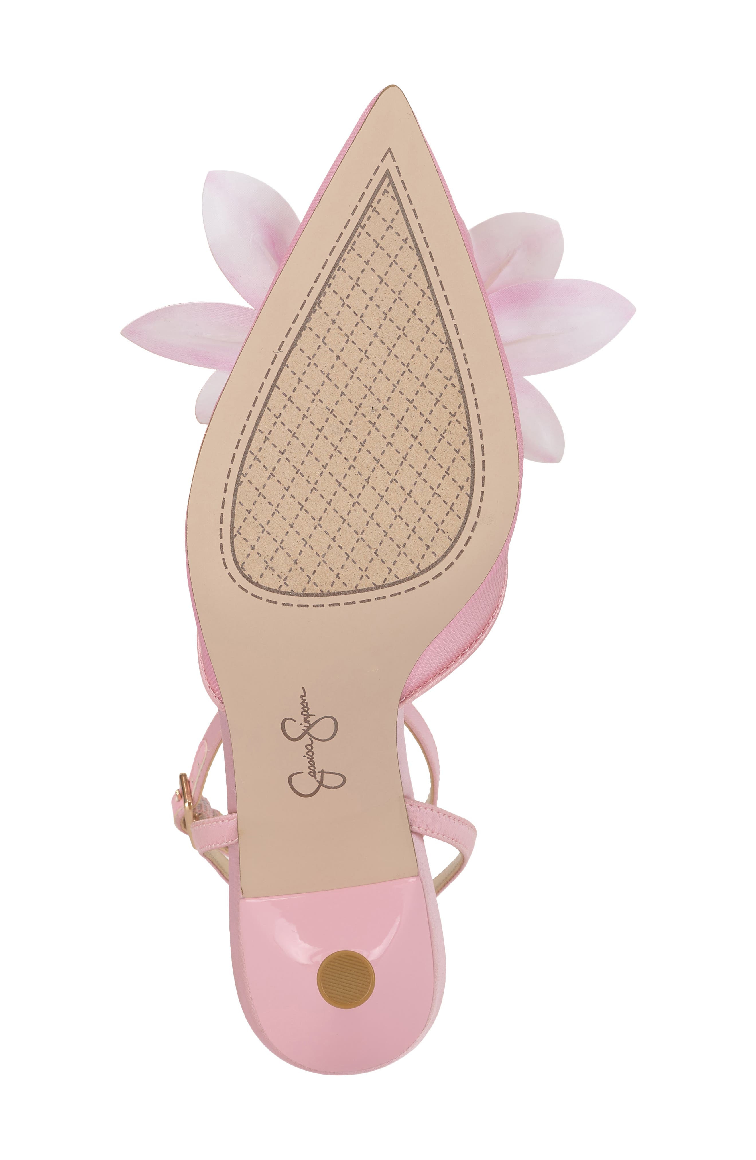 Jessica Simpson Vilyria Embellished Pointed Toe Pump, Alternate, color, Pink Sugar