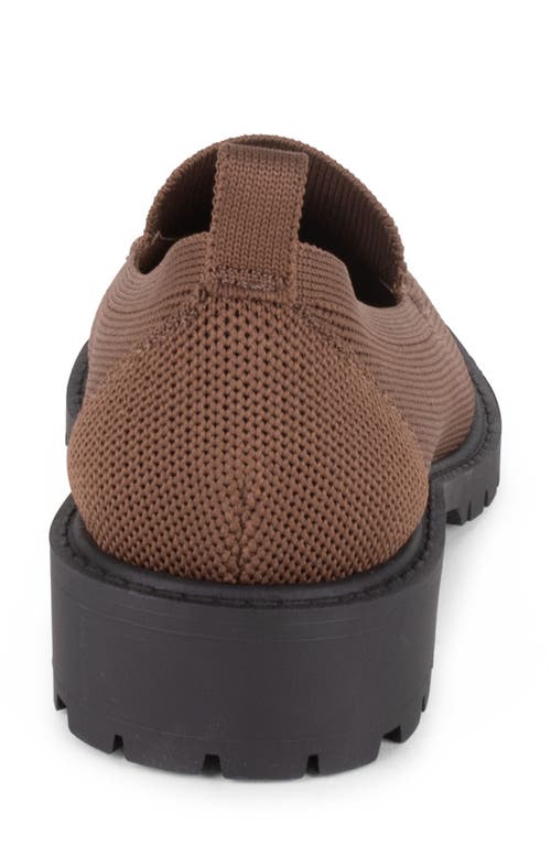 Tahari Siena Knit Loafer In Brown