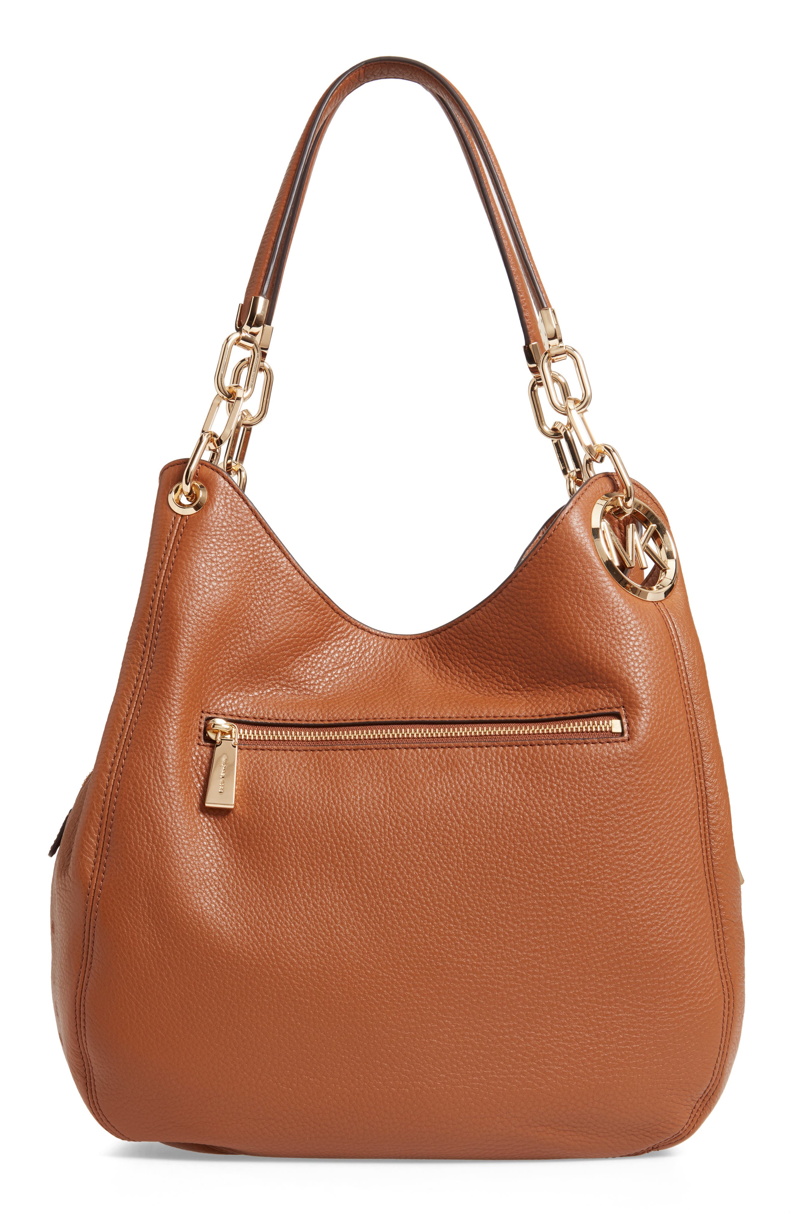 Lillie Large Leather Shoulder Bag, Alternate, color, ACORN