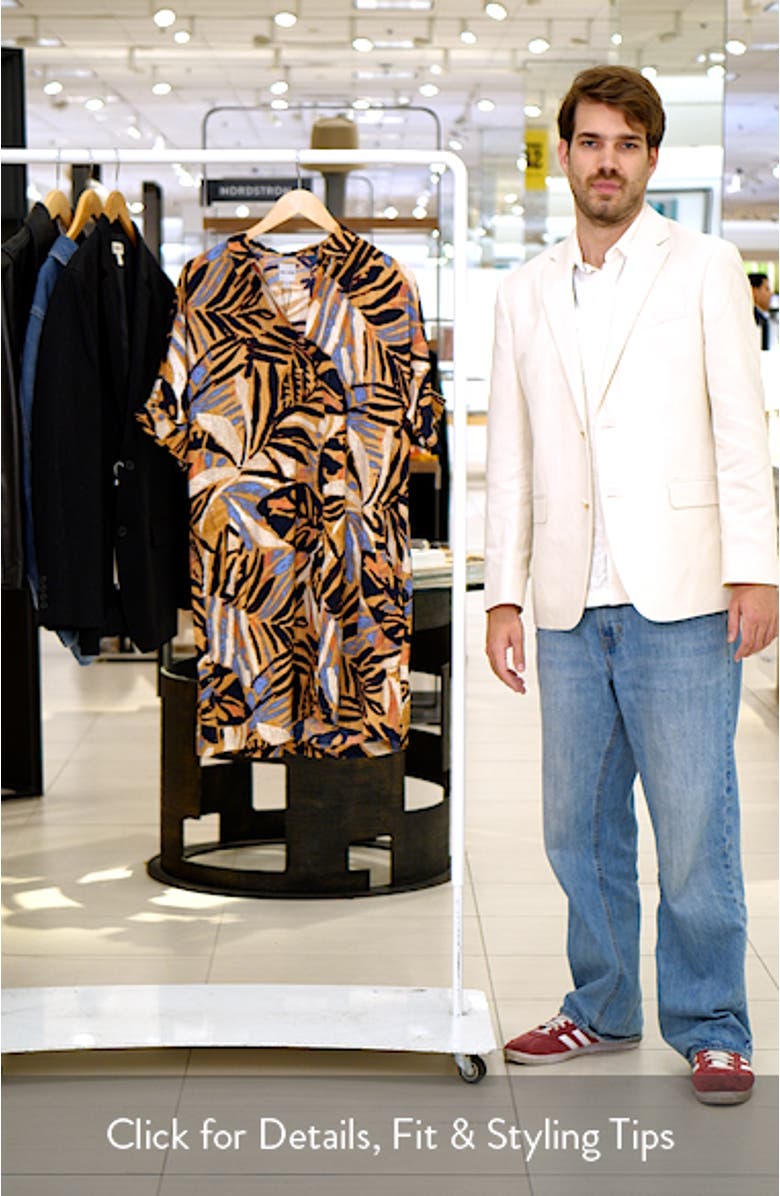 Devon Terracotta Garden Shift Dress, sales video thumbnail