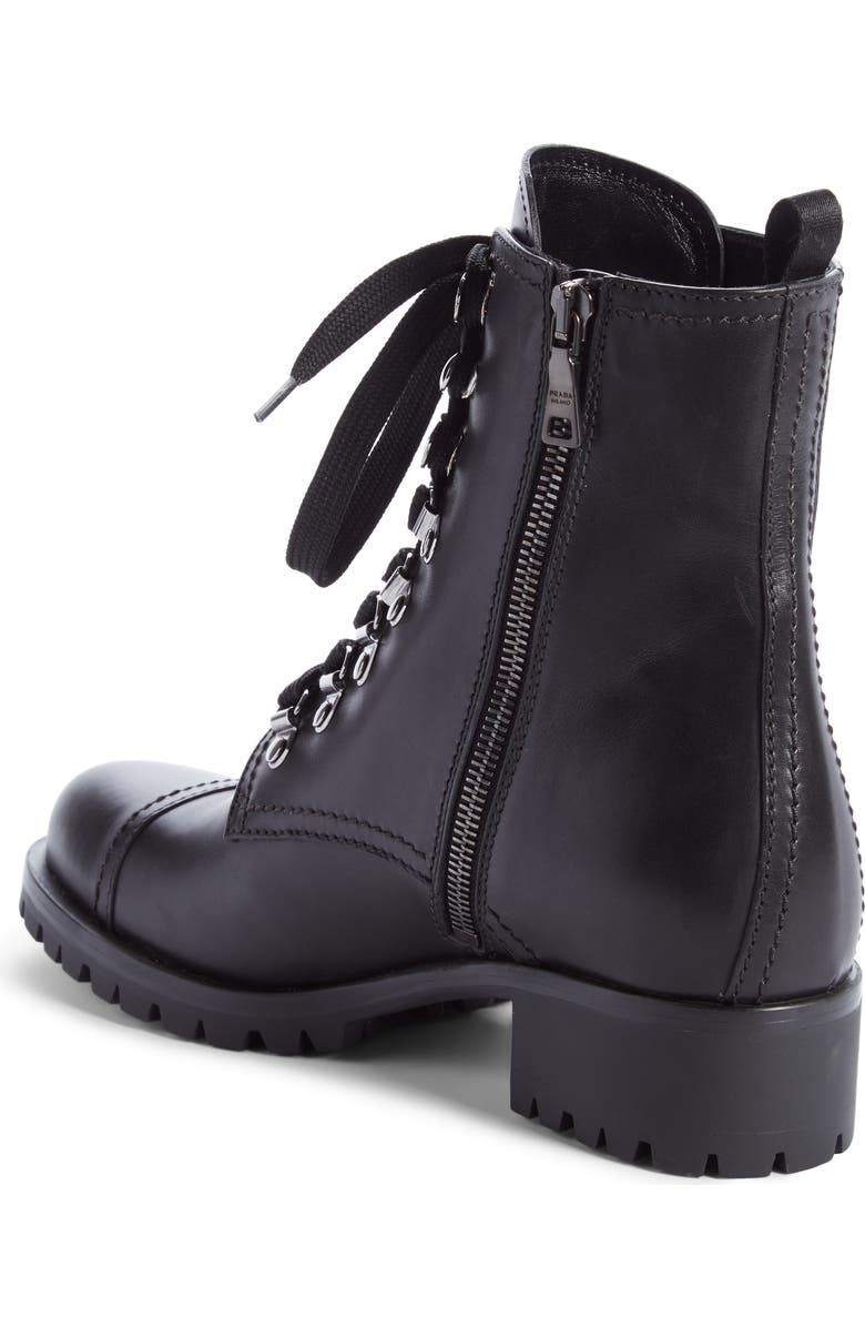 Prada Combat Boot, Alternate, color,