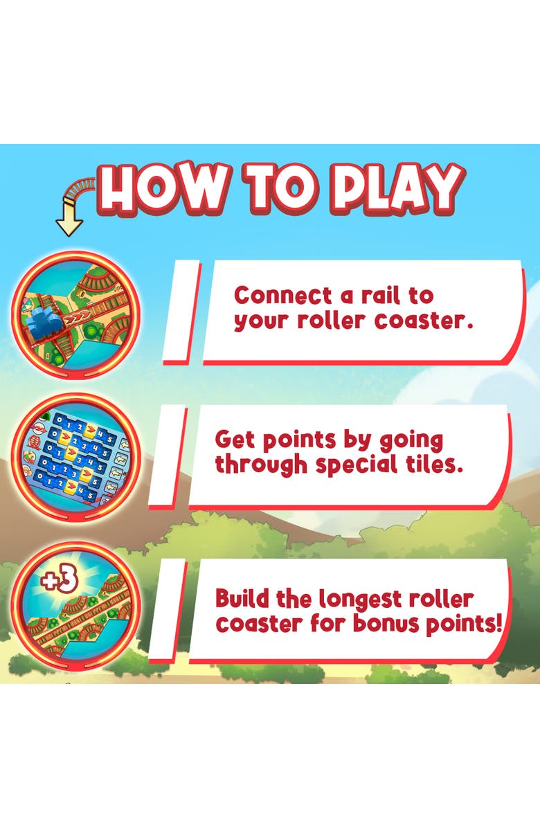 FoxMind Blast Track Tile Laying Board Game, Alternate, color, Multicolored