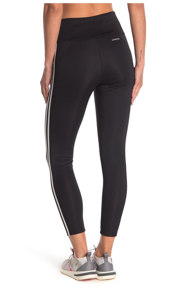 adidas High Rise 3-Stripes 7/8 Tight, Alternate, color, 