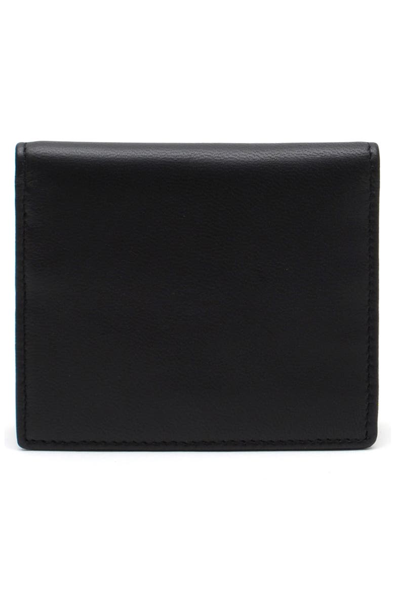 Cassie Leather Card Wallet, Alternate, color, BLACK