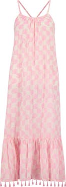 Mer St. Barth Chantal Women's Sundress Shell Beach Pink
