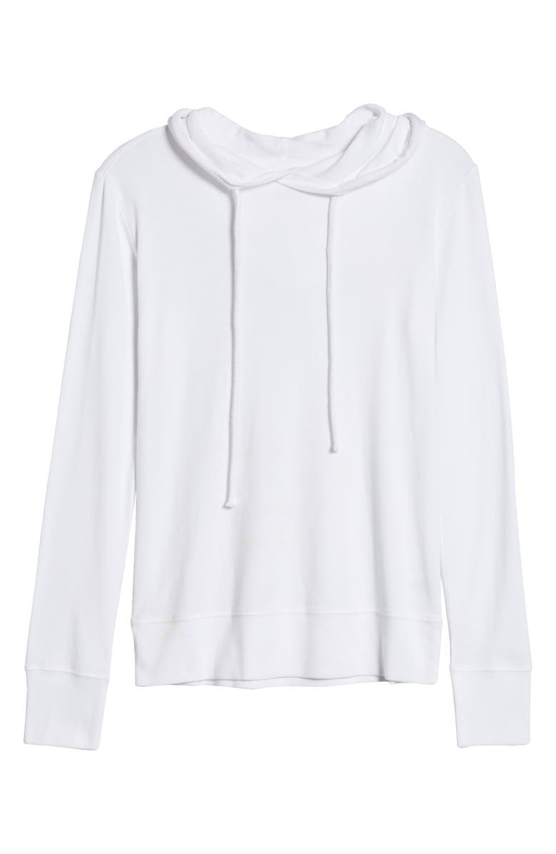 1901 Drawstring Cotton Modal Hoodie, Alternate, color,