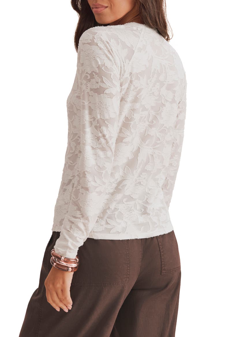 Cecelia Floral Long Sleeve Top, Alternate, color, SHELL PINK