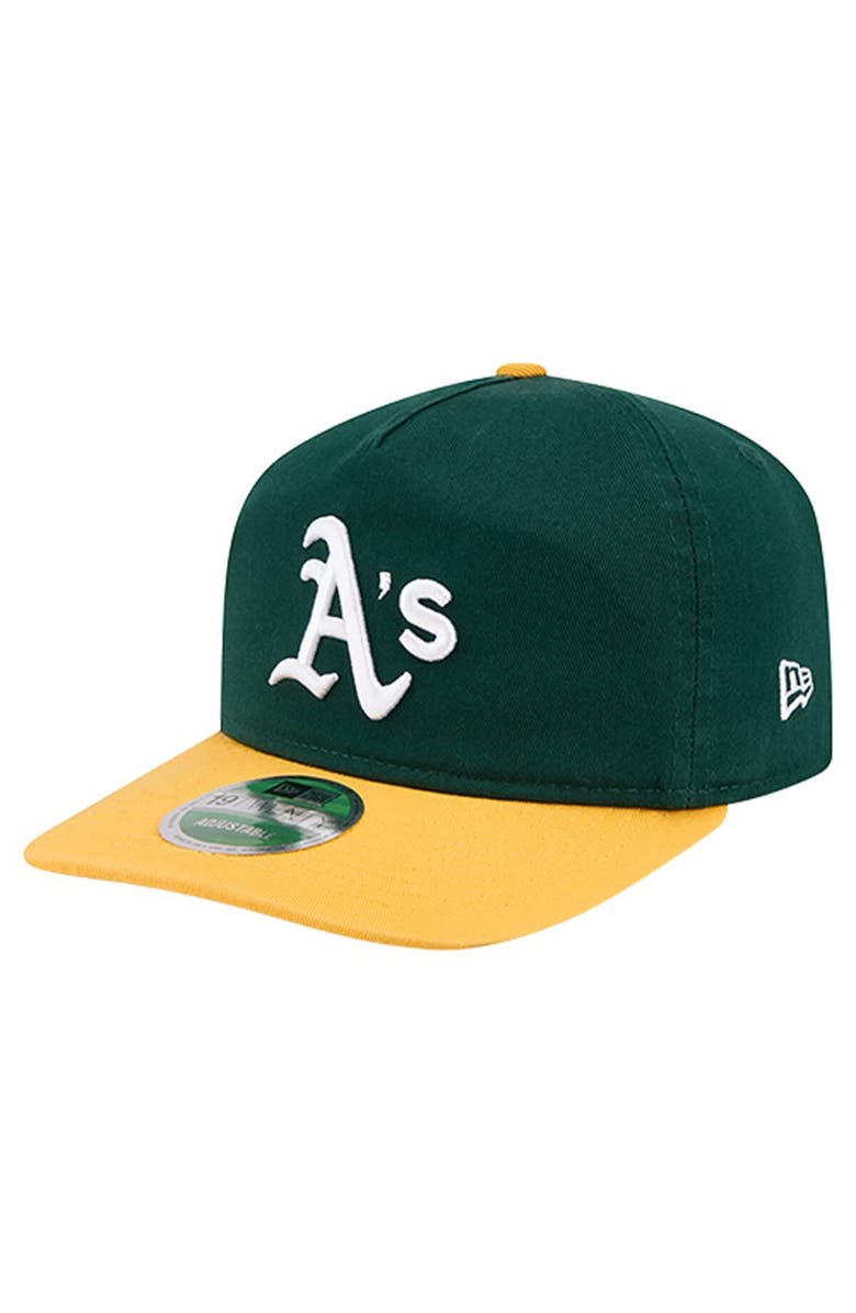 New Era Men's New Era Green Athletics Team 19TWENTY Adjustable Hat, Main, color, Green