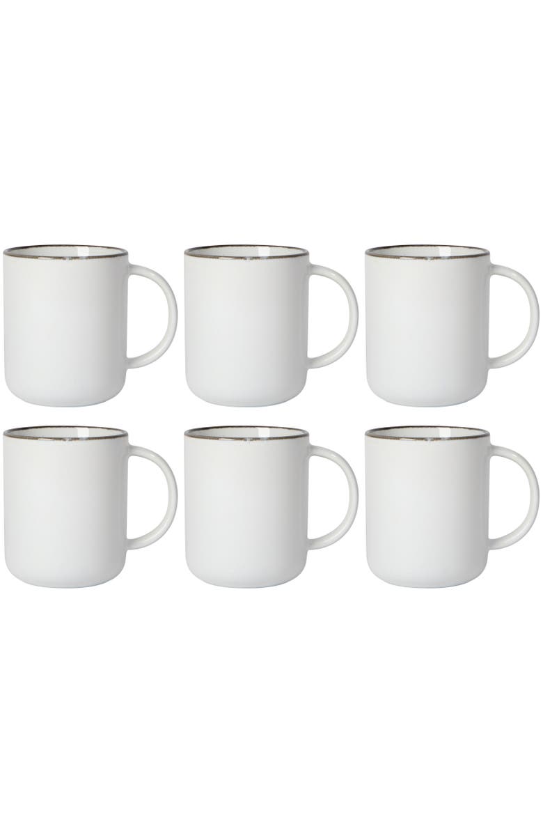 Danica Brands Set of 6 Tundra Mug, Main, color, White