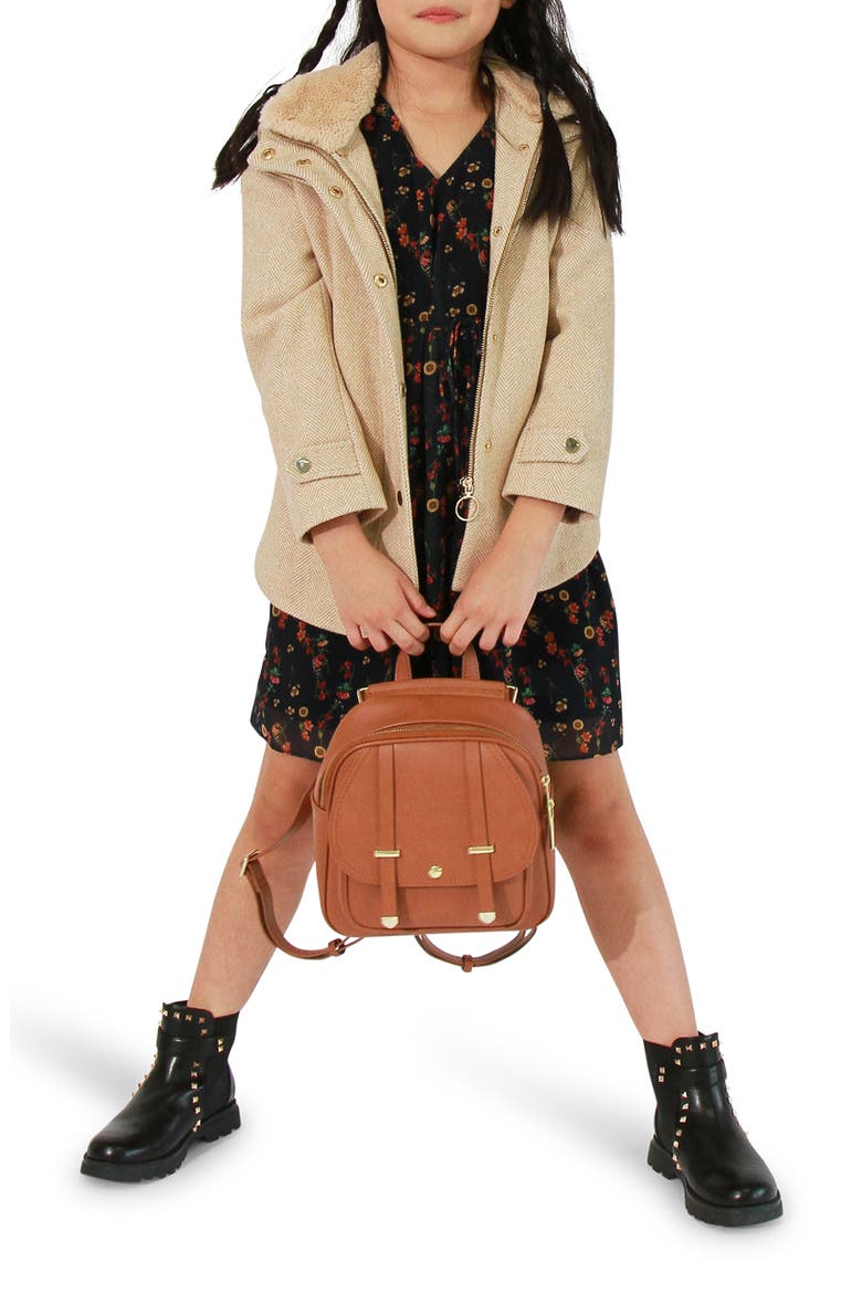 Girls Like You Floral Dress, Alternate, color, Navy