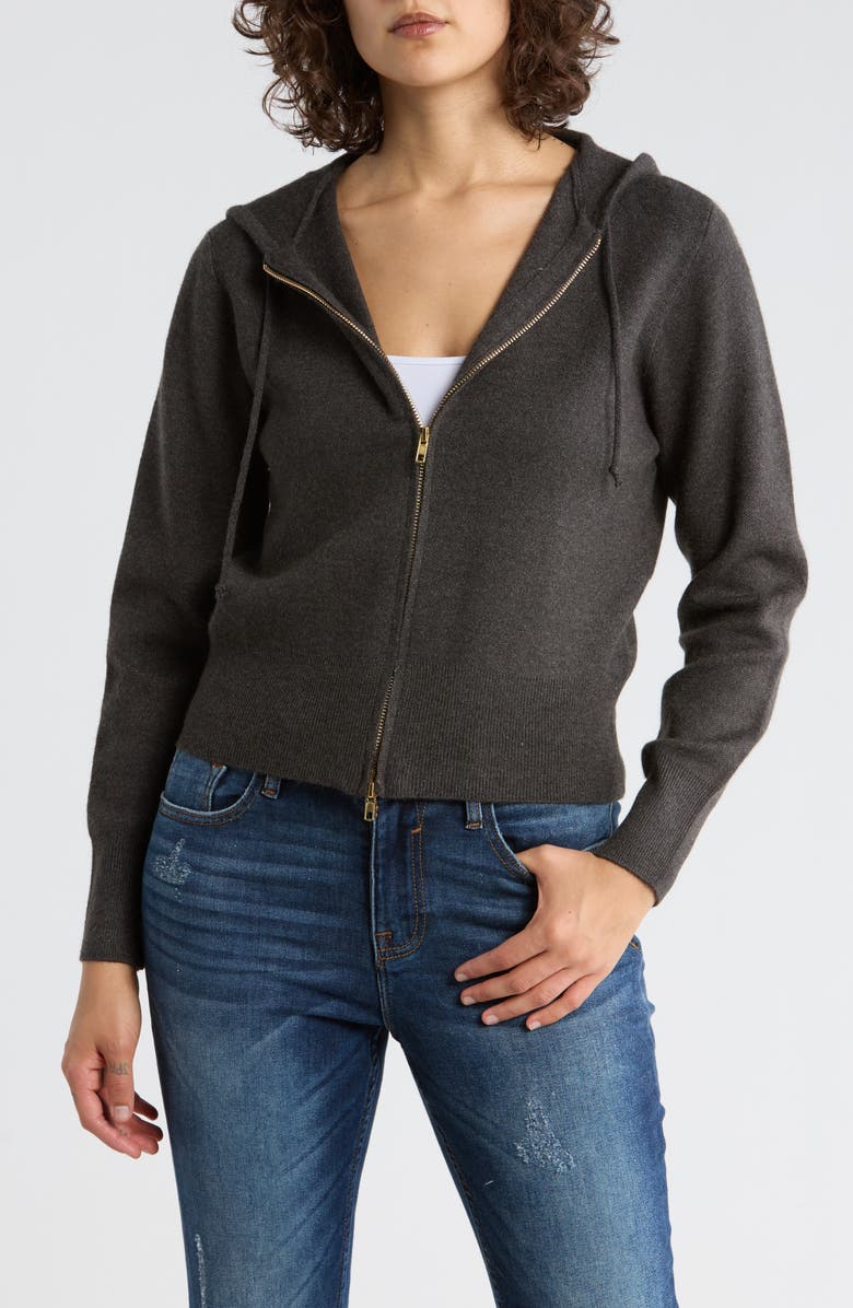 Vigoss Sweater Hoodie, Main, color, Charcoal