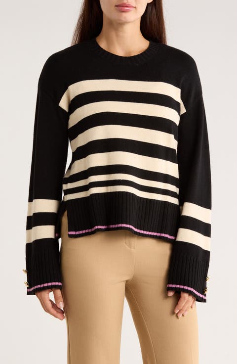 Stripe Crewneck Sweater
