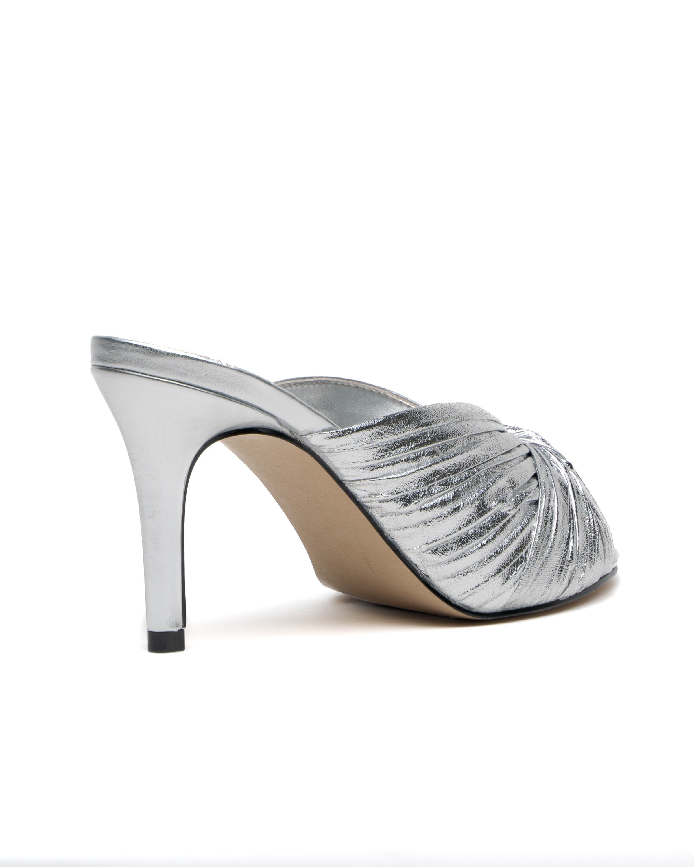 Allegra James Amy Twist Metalic Sandal, Alternate, color, 