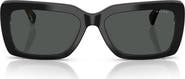 Ralph Lauren 56mm Rectangular Sunglasses