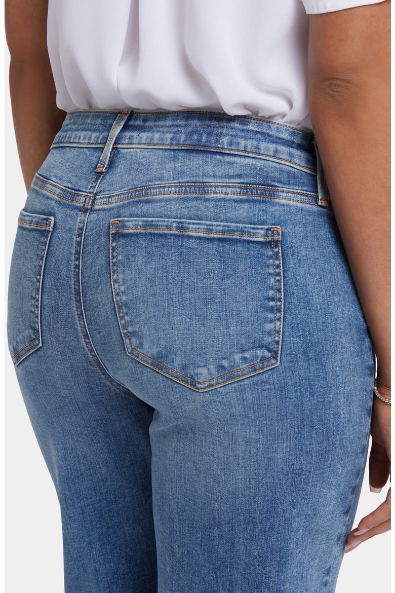 Teresa Frayed Wide Leg Jeans, Alternate, color, MAJORCA BAY