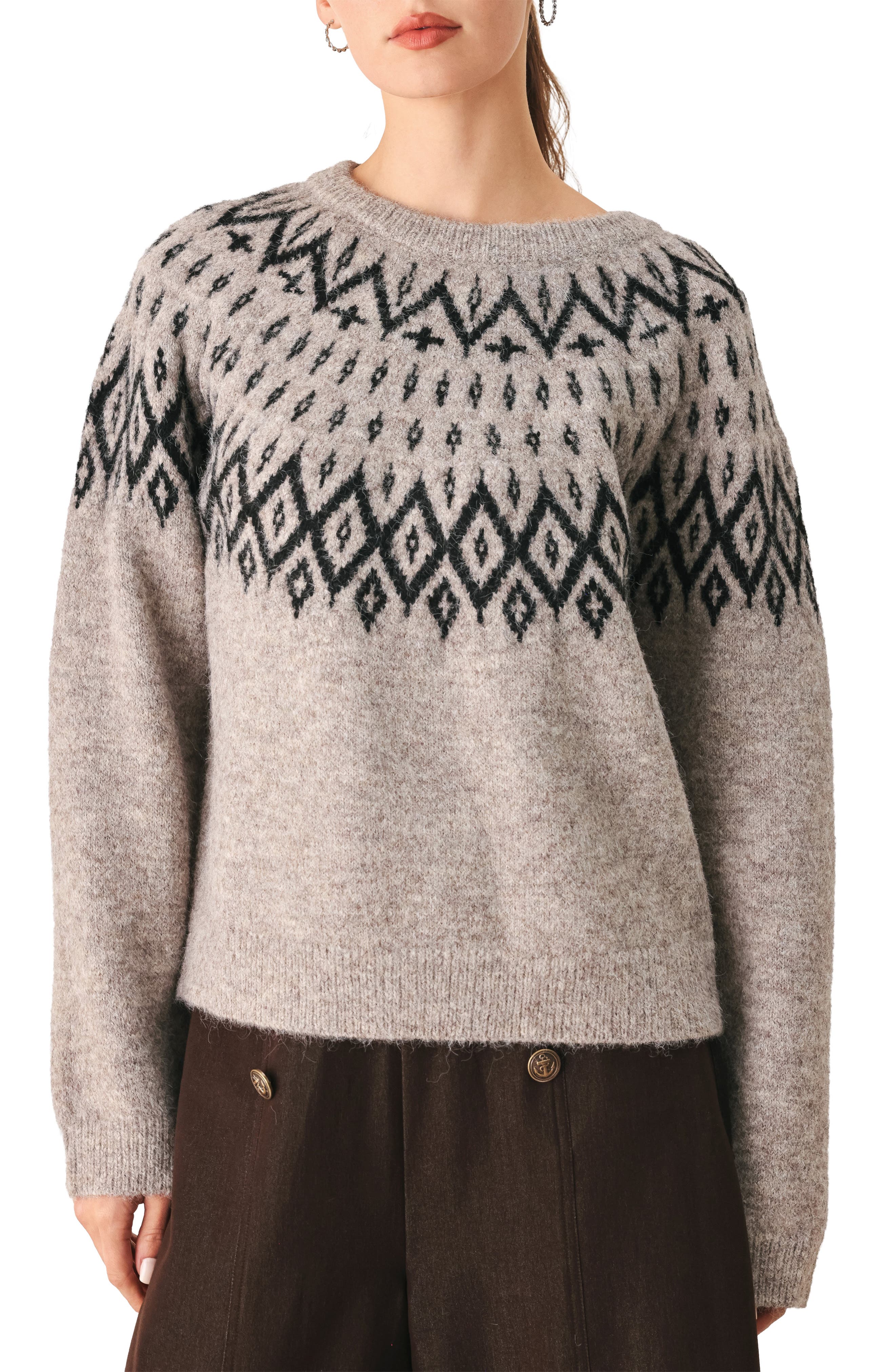 Fair Isle Crewneck Sweater
