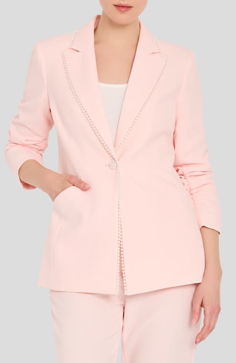 Pearly Trim Blazer