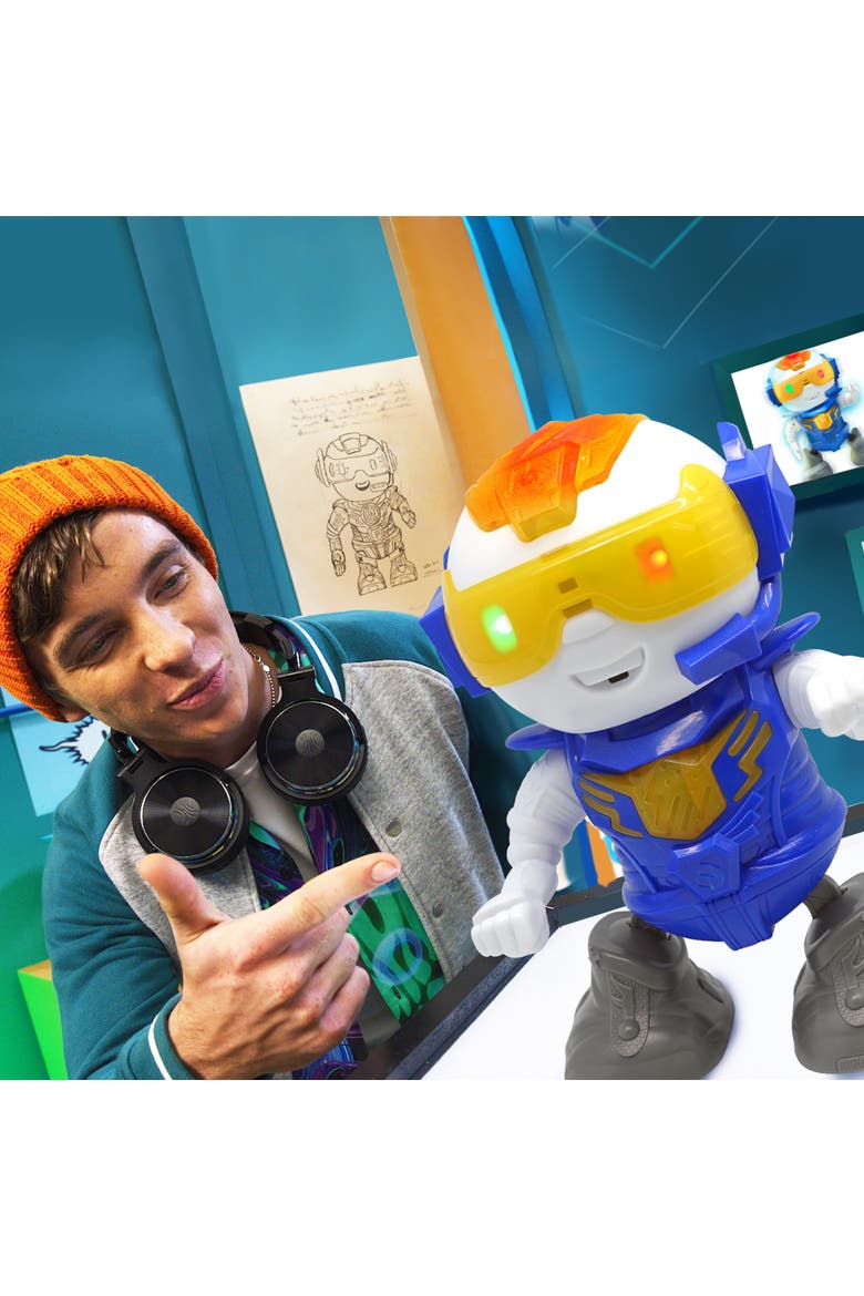 ChatiBot, Blue, The Farting Talk Back Dancing Robot, Infa Red Remote, Alternate, color, Multicolored