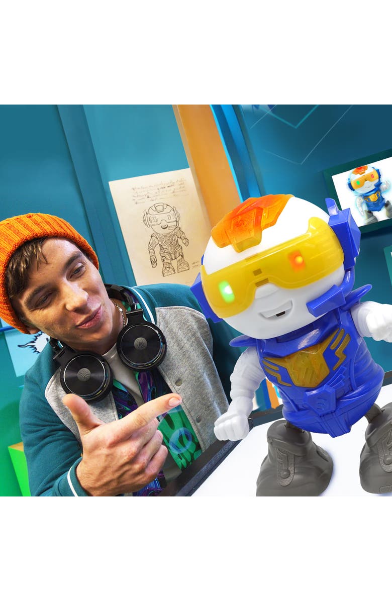 Dragon-i ChatiBot, Blue, The Farting Talk Back Dancing Robot, Infa Red Remote, Alternate, color, Multicolored