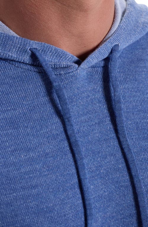Bugatchi Meino Wool Hoodie Sweater In Blue