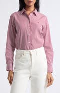 Lauren Ralph Lauren Stripe Cotton Button-Up Shirt