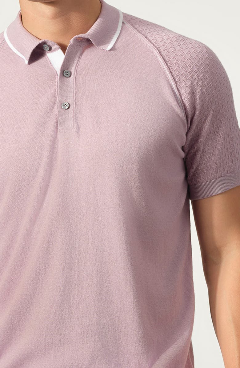 GARNET Cotton Blend Sweater Polo, Alternate, color,