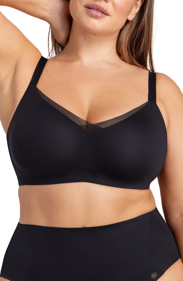 Honeylove Liftwear Crossover Bra, Alternate, color, Vamp