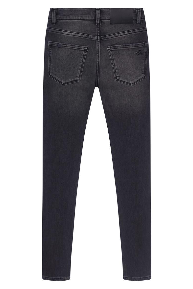 Kids' Zane Ripped Skinny Jeans, Alternate, color, DARK ECLIPSE BUSTED
