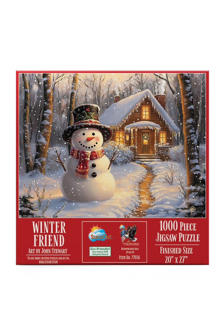 Winter Friend 1000 piece Jigsaw Puzzle for Adults, Alternate, color, Multicolor