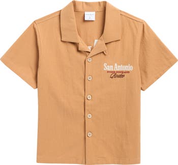 Kids' San Antonio Cotton Blend Camp Shirt