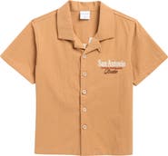 PacSun Kids' San Antonio Cotton Blend Camp Shirt