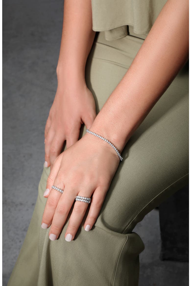 Rita Diamond Tennis Bracelet (Nordstrom Exclusive), Alternate, color, 18K WHITE GOLD