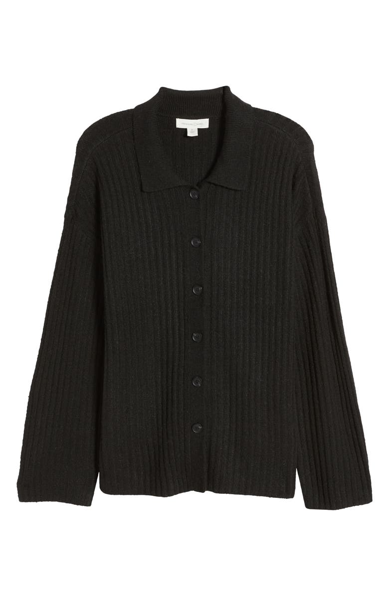 Treasure & Bond Rib Polo Cardigan, Alternate, color, 