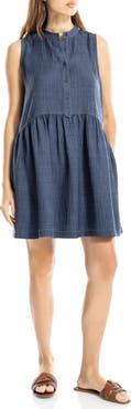 MAX STUDIO Button Placket Minidress