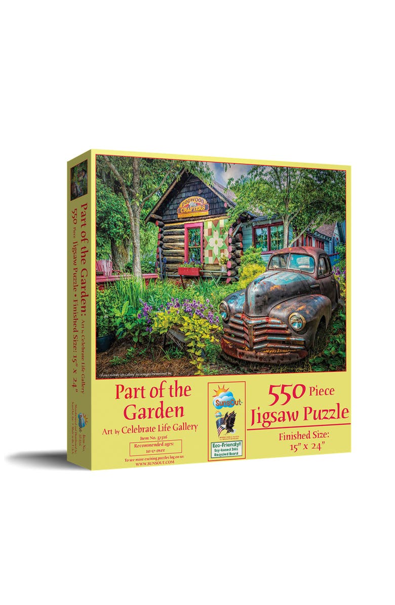Sunsout Part of the Garden 550 piece Jigsaw Puzzle for Adults, Main, color, Multicolor
